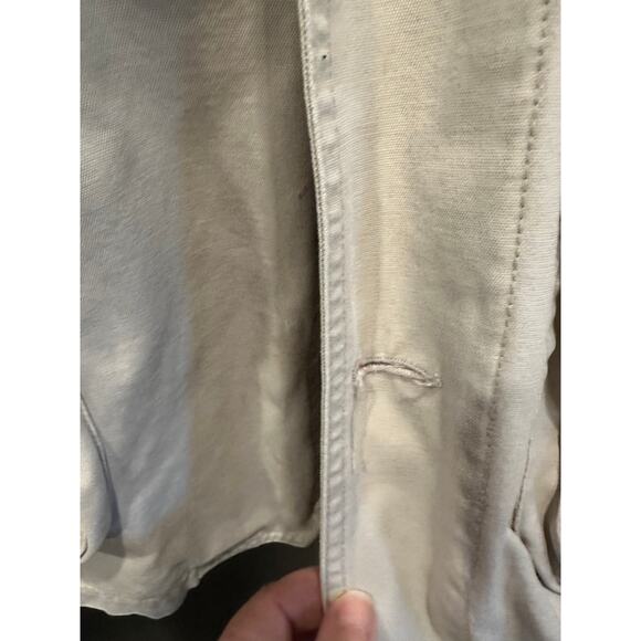 Vintage unisex Tan Utility Jacket barn coat chore coat - Picture 11 of 14